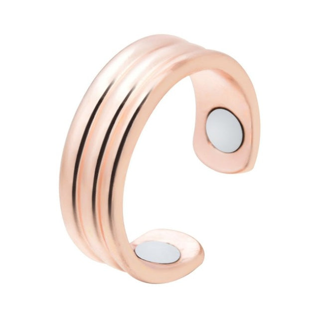 Anti-Snore Ring with Magnetic Therapy - StopSnore-Rose Gold-State of Style