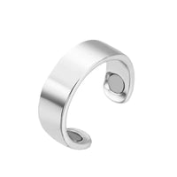 Anti-Snoring Ring | Magnetic Therapy | Adjustable-Silver-State of Style