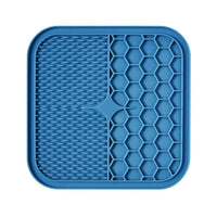 Anti-Stress Dog Lick Mat - LickEase-Blue-S (15x15 cm)-State of Style