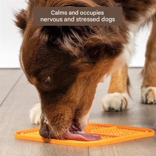 Anti-Stress Dog Lick Mat - LickEase-Blue-S (15x15 cm)-State of Style