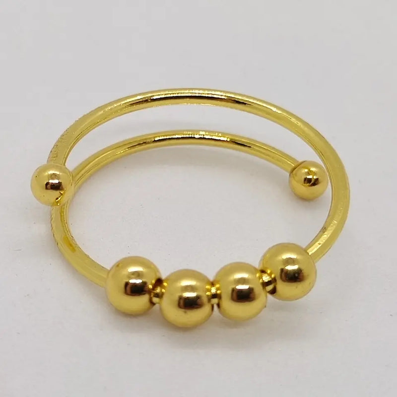 Anti-Stress Spinner Ring - Calma-Gold-State of Style