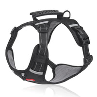 Anti-Trek Dog Harness - FlexiFit-Black-XS (2-5 KG)-State of Style
