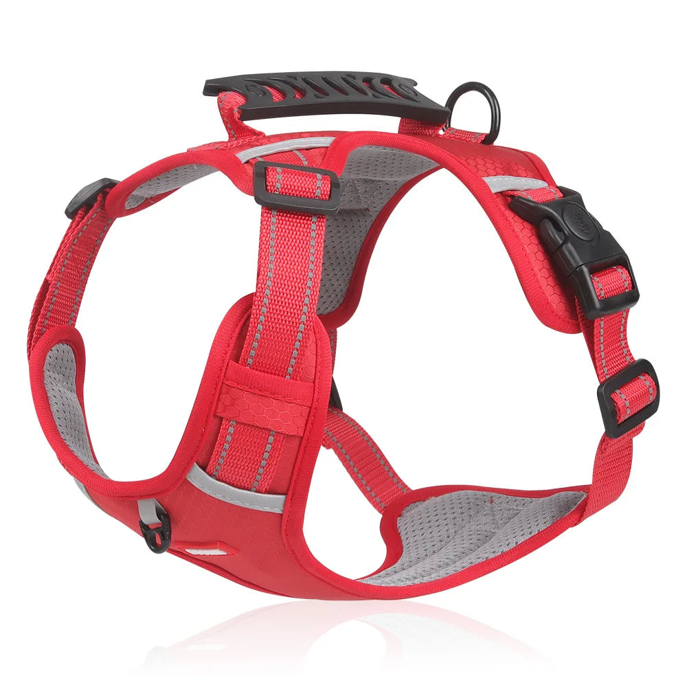 Anti-Trek Dog Harness - FlexiFit-Red-XS (2-5 KG)-State of Style