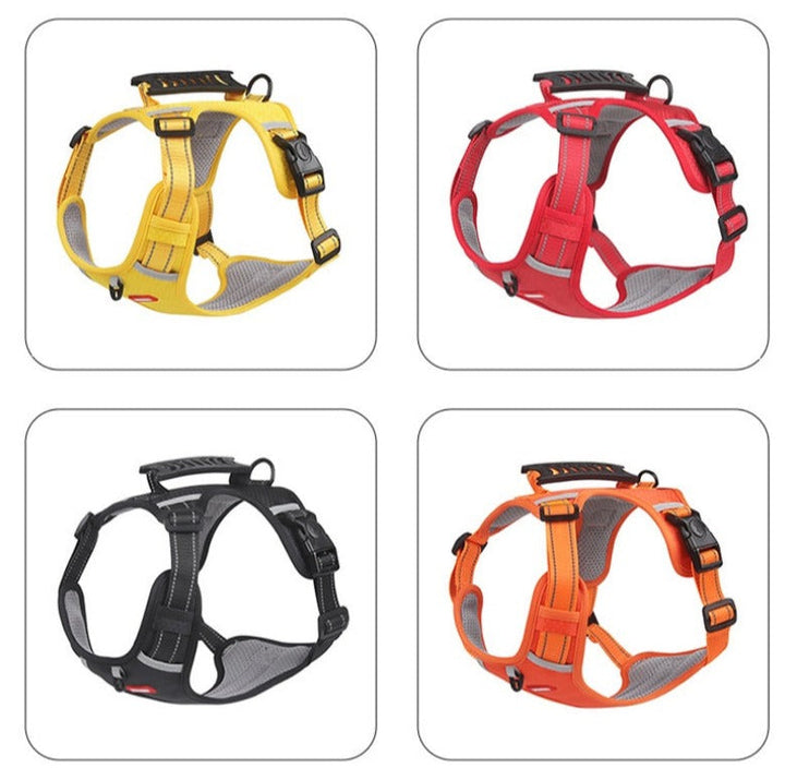 Anti-Trek Dog Harness - FlexiFit-Yellow-XS (2-5 KG)-State of Style