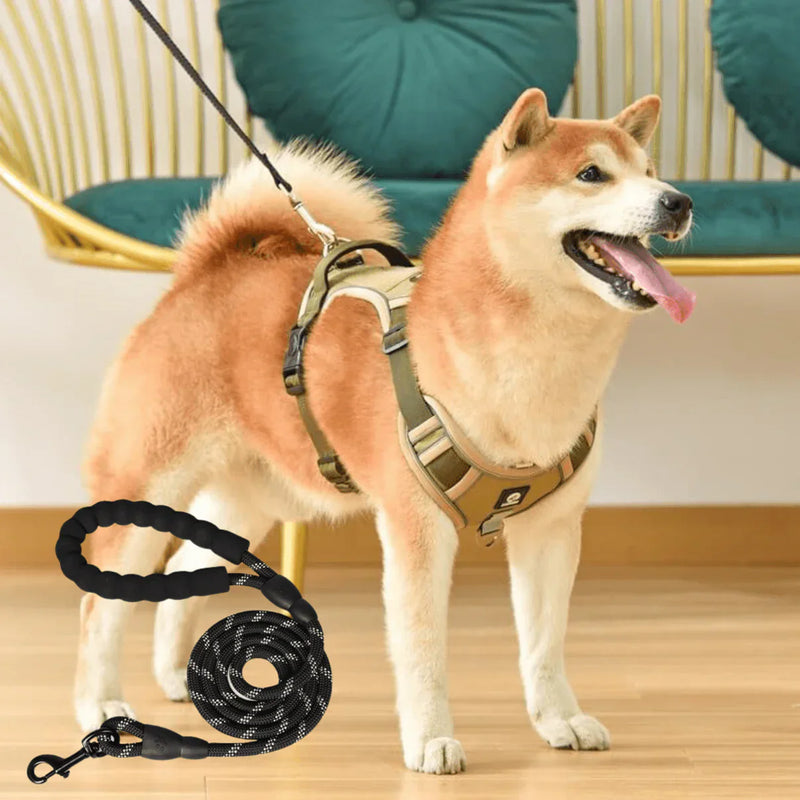 Anti-Trek Dog Harness with Comfort Padding – PullFree-Khaki-S (3-7 Kg)-State of Style