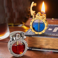Antique Transparent Lighter – FlintAura-Gold-State of Style