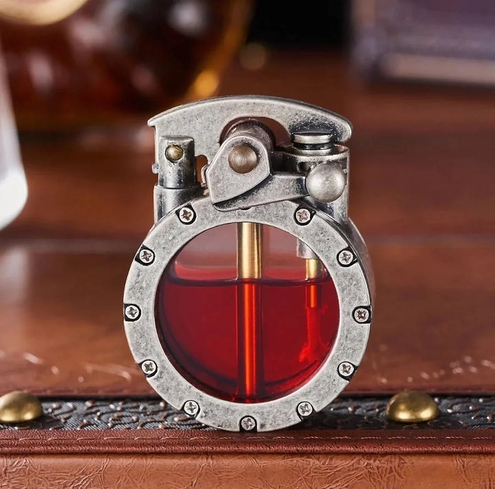 Antique Transparent Lighter – FlintAura-Gold-State of Style