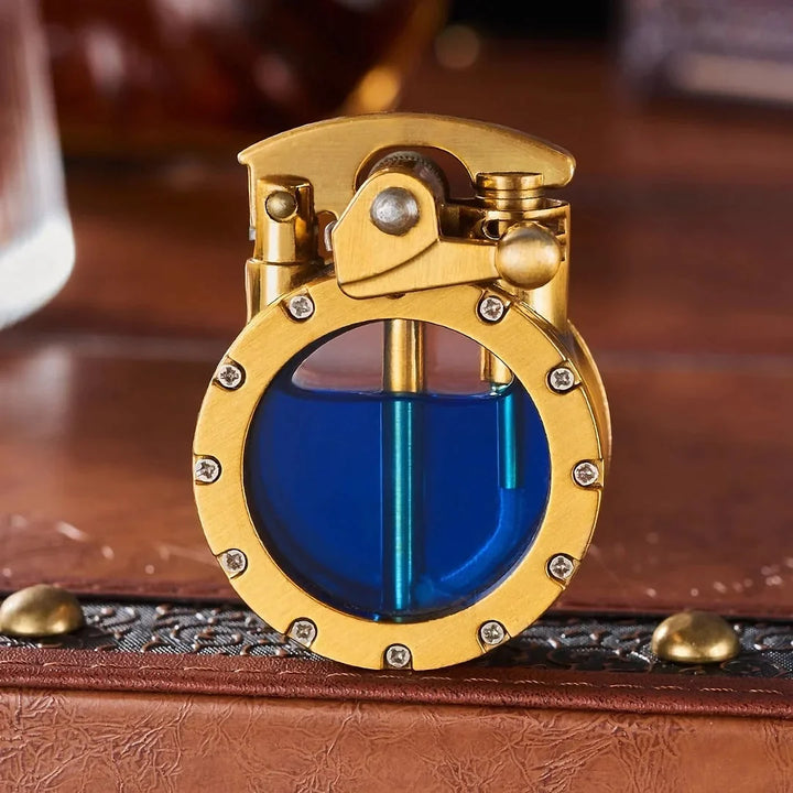 Antique Transparent Lighter – FlintAura-Gold-State of Style