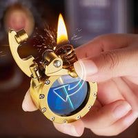 Antique Transparent Lighter – FlintAura-Gold-State of Style