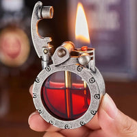 Antique Transparent Lighter – FlintAura-Silver-State of Style