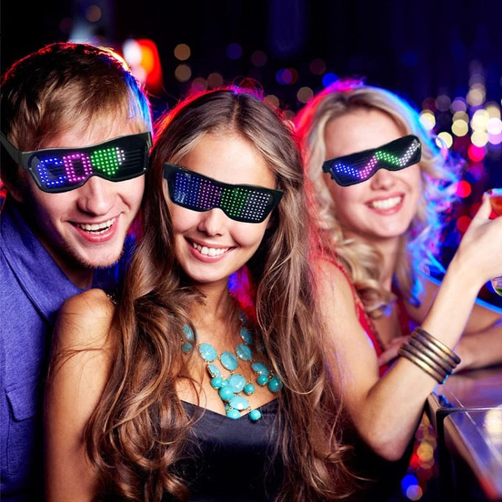 App-Programmable LED Party Glasses - GlowBeat-State of Style