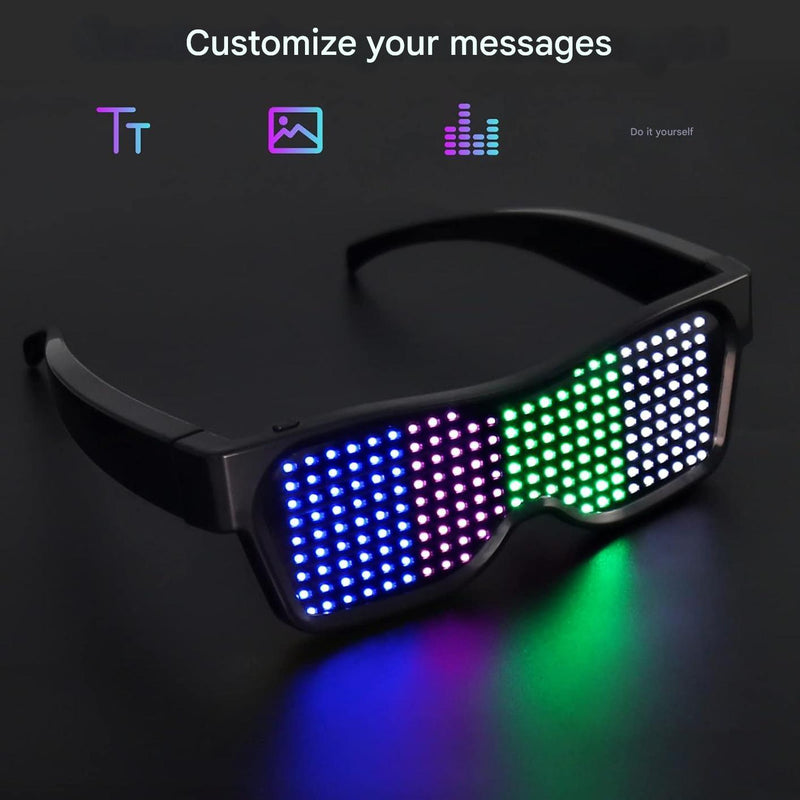 App-Programmable LED Party Glasses - GlowBeat-State of Style
