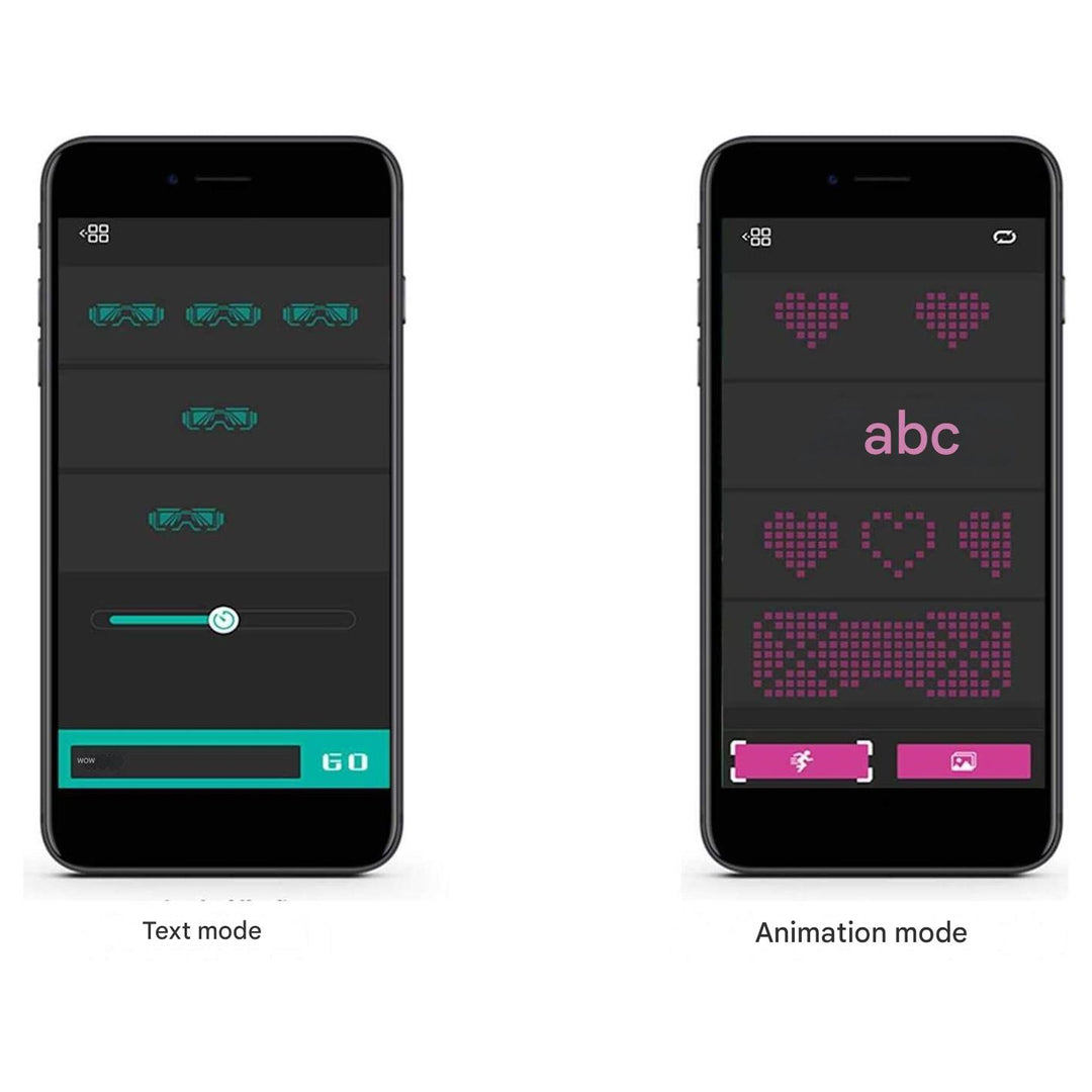 App-Programmable LED Party Glasses - GlowBeat-State of Style