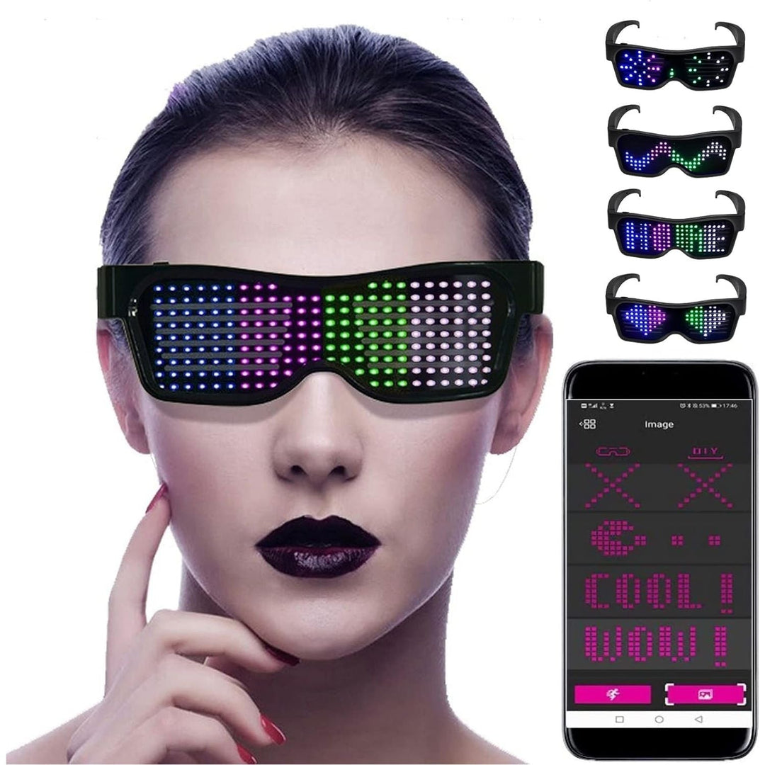 App-Programmable LED Party Glasses - GlowBeat-State of Style