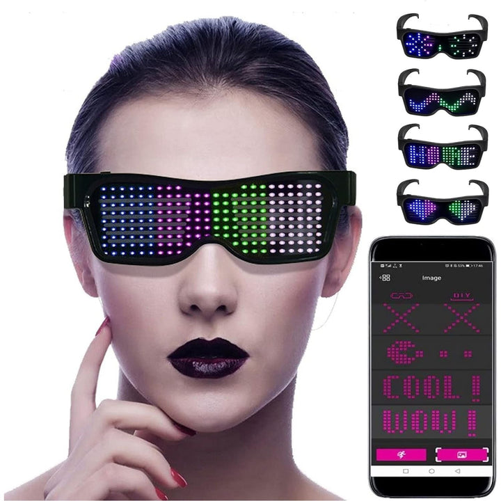App-Programmable LED Party Glasses - GlowBeat-State of Style