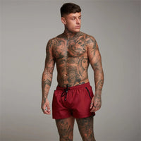 Aqua Fast-Dry Swim Shorts | Stretch Swim Shorts-Burgundy-M-State of Style