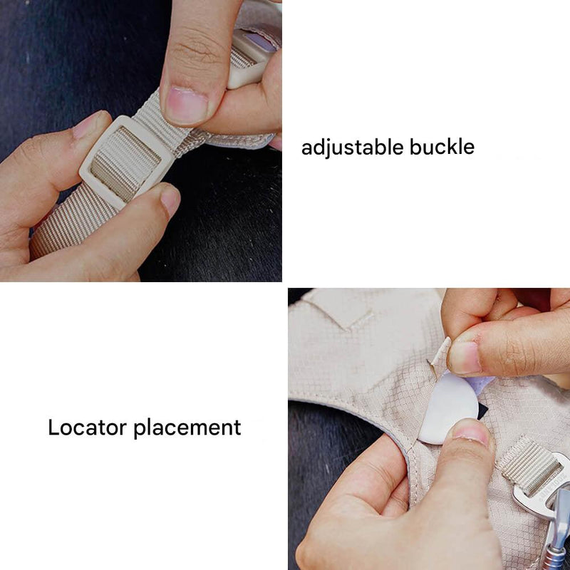 AquaCool - Anti-Pull Dog Harness with Multi-Functional Leash-Harness - Beige-XS-State of Style