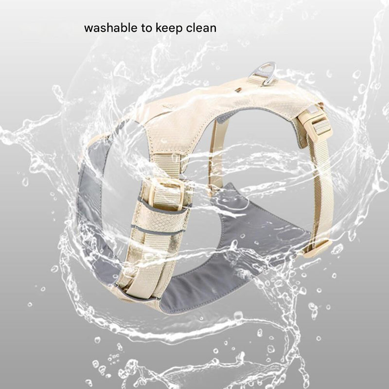 AquaCool - Anti-Pull Dog Harness with Multi-Functional Leash-Harness - Beige-XS-State of Style
