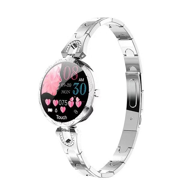 AquaFit Smartwatch - Waterproof Fitness Watch-Silver-State of Style