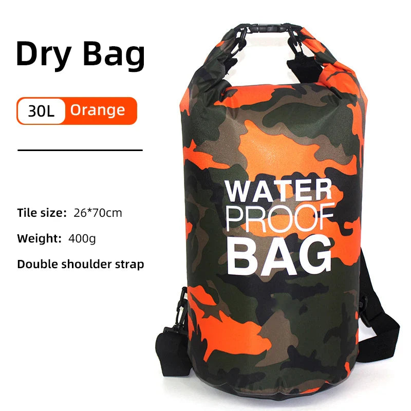 AquaVault Waterproof Backpack with Wet/Dry Separation-15L-Dark Blue-State of Style
