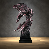 Aquila Bronze Eagle Sculpture-Eagle Head-State of Style