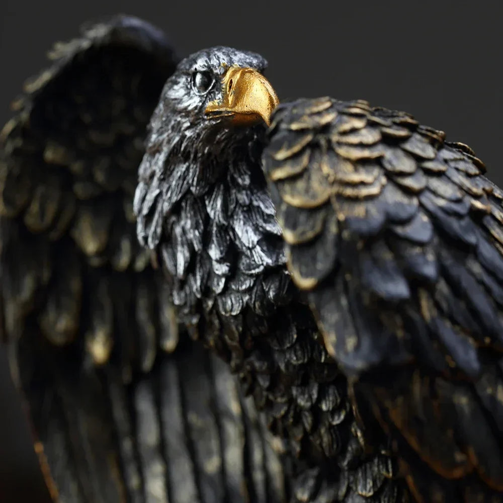 Aquila Bronze Eagle Sculpture-Eagle-State of Style