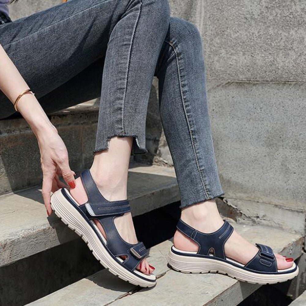 Arch Support Sandals | Orthopedic Comfort-Black-3.5-State of Style
