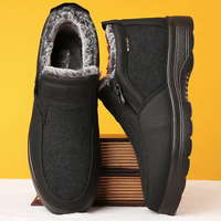 Arctic Pro Orthopaedic Men's Winter Shoes-Black-6-State of Style