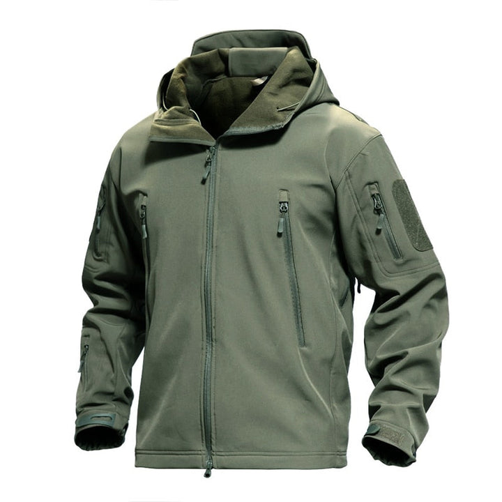 Army Jacket | Wind and Waterproof Autumn Jacket-Green-S-State of Style