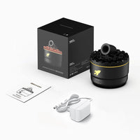 Aroma Diffuser and Humidifier with Night Lamp - LavaGlow-Black-State of Style