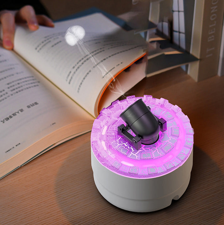 Aroma Diffuser and Humidifier with Night Lamp - LavaGlow-Black-State of Style