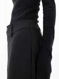 Asymmetric Comfort Pants - Livia-Black-S (36)-State of Style