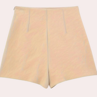 Asymmetric Women's Shorts with Decorative Buttons – Nerina-XS-State of Style