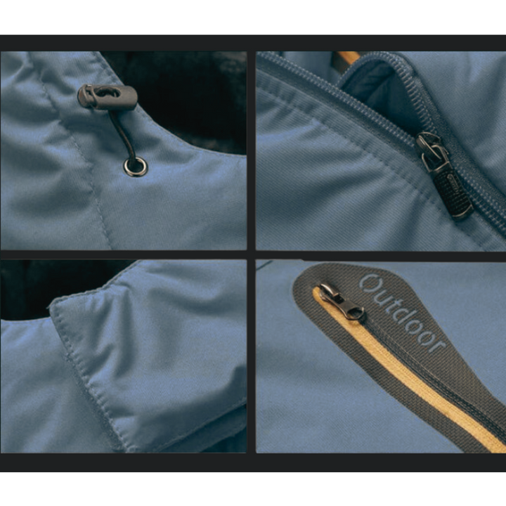 Atlas Comfortable Outdoor Jacket-Army Green-M-State of Style