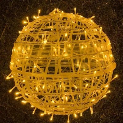 Atmospheric LED Light Ball for Indoor & Outdoor – Orbola-Yellow-State of Style
