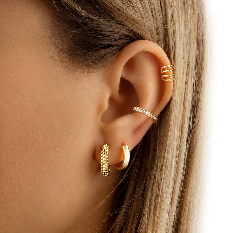 Aurilia Pearl Earrings-Silver-State of Style