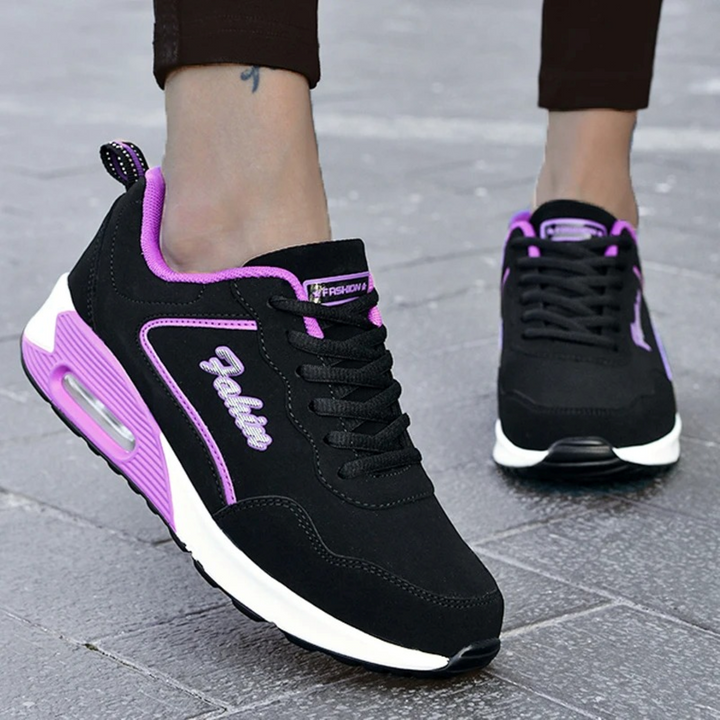 Aurora Women’s Lightweight Waterproof Shoes-Black-Purple-4.5-State of Style
