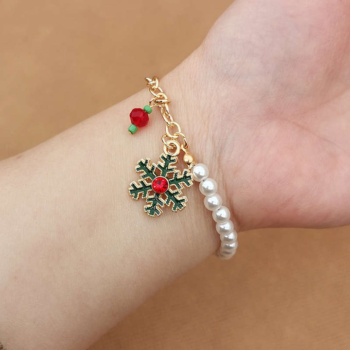 Australian Christmas Charm Bracelet | Festive Jewelry for Women-SNOWFLAKE-State of Style