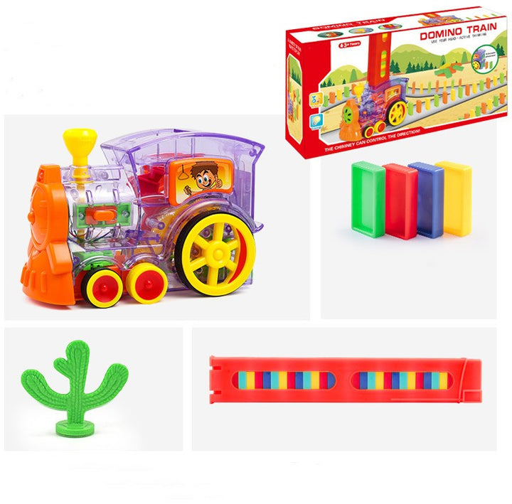 Automatic Domino Train Set - AutoDomino-Blue-60 Pieces-State of Style