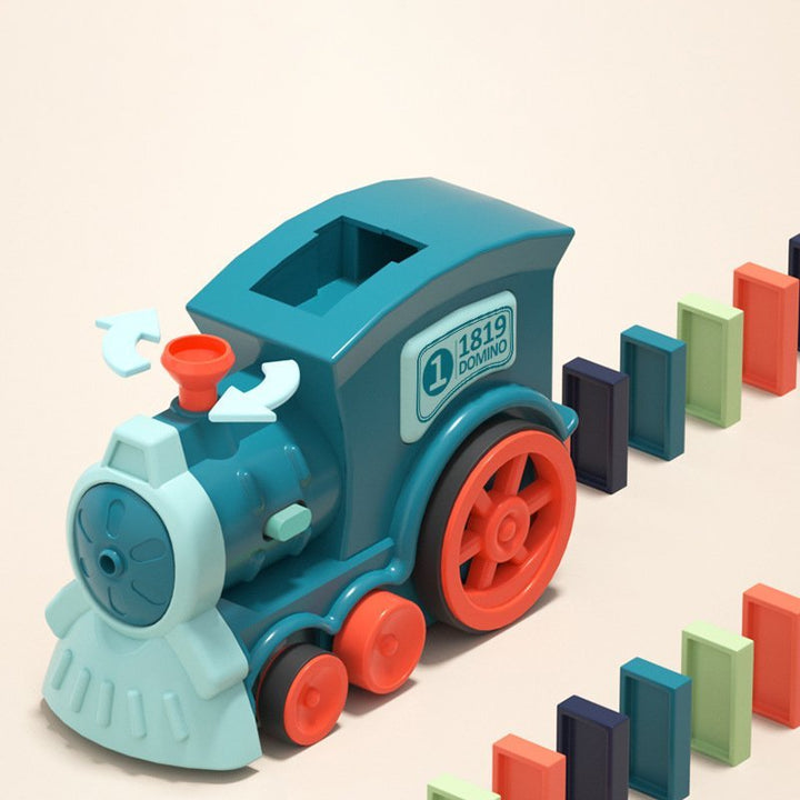 Automatic Domino Train Set - AutoDomino-Blue-60 Pieces-State of Style
