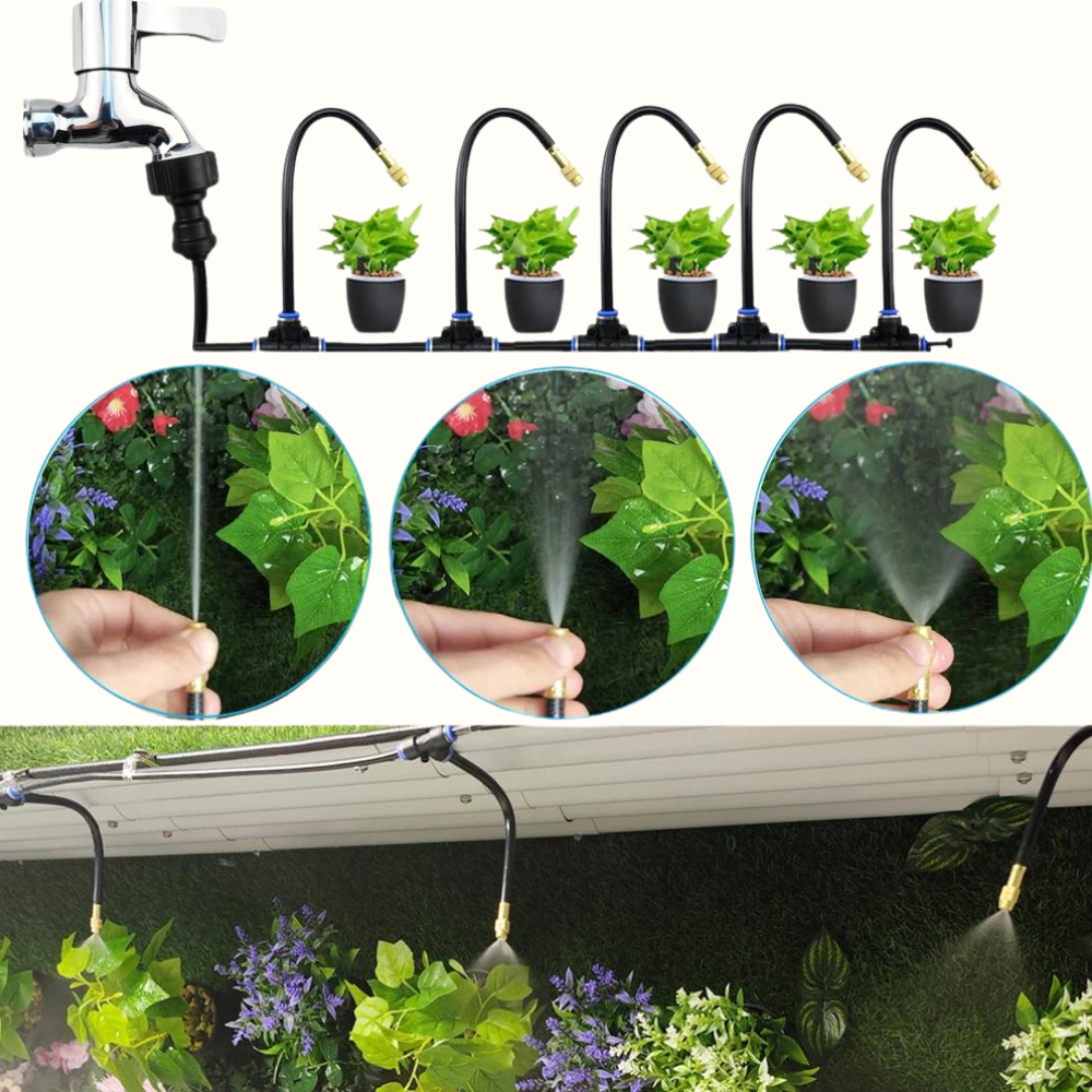 Automatic Irrigation System - AquaBloom-10 pcs + 10-metre hose-State of Style