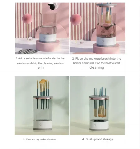 Automatic Makeup Brush Cleaner – Brusha-State of Style