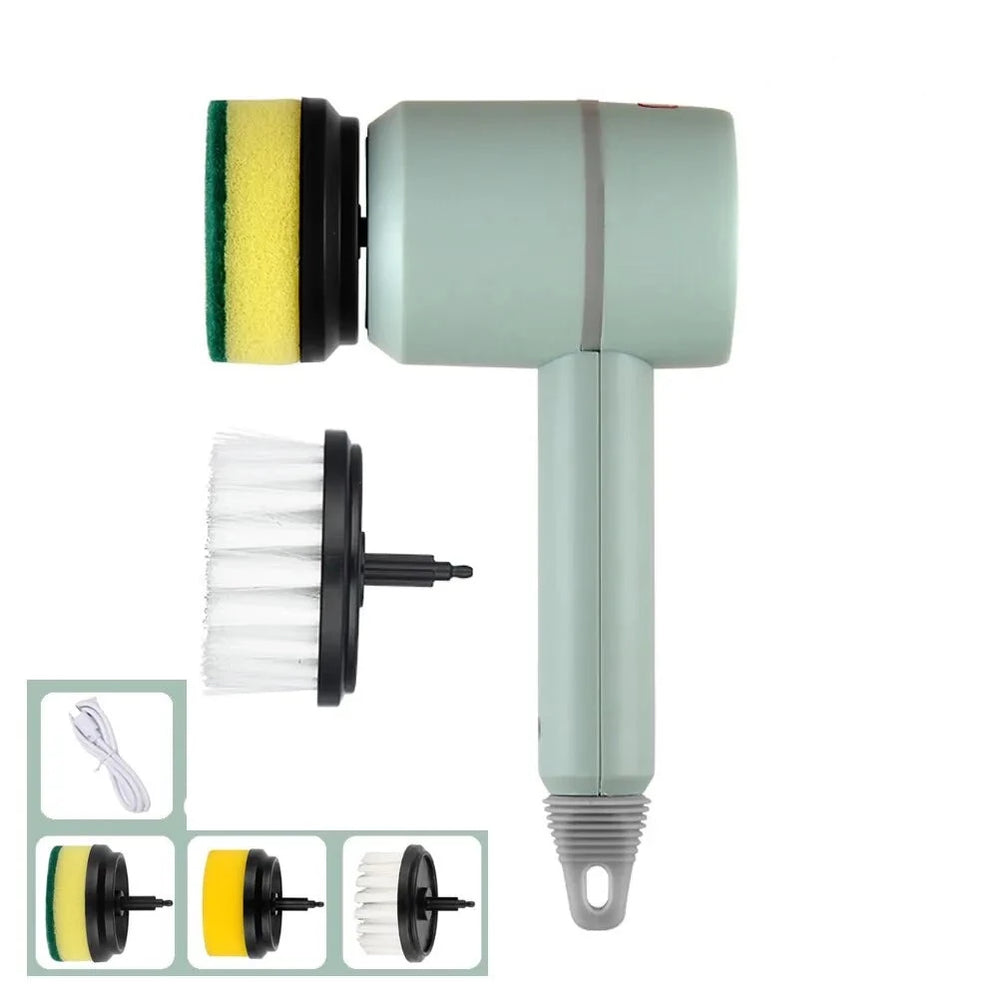 Automatic Rotating Dish Brush with Powerful Cleaning - Scruba-Green-State of Style
