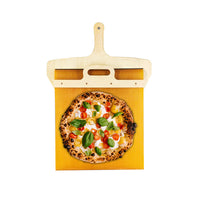 Adjustable pizza peel made of birch wood with sliding mechanism – Fornello