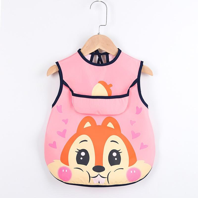 Baby Apron with Pockets for Art and Mealtime - Waterproof-A-0-3 years old-State of Style