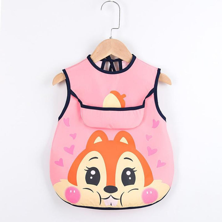 Baby Apron with Pockets for Art and Mealtime - Waterproof-A-0-3 years old-State of Style