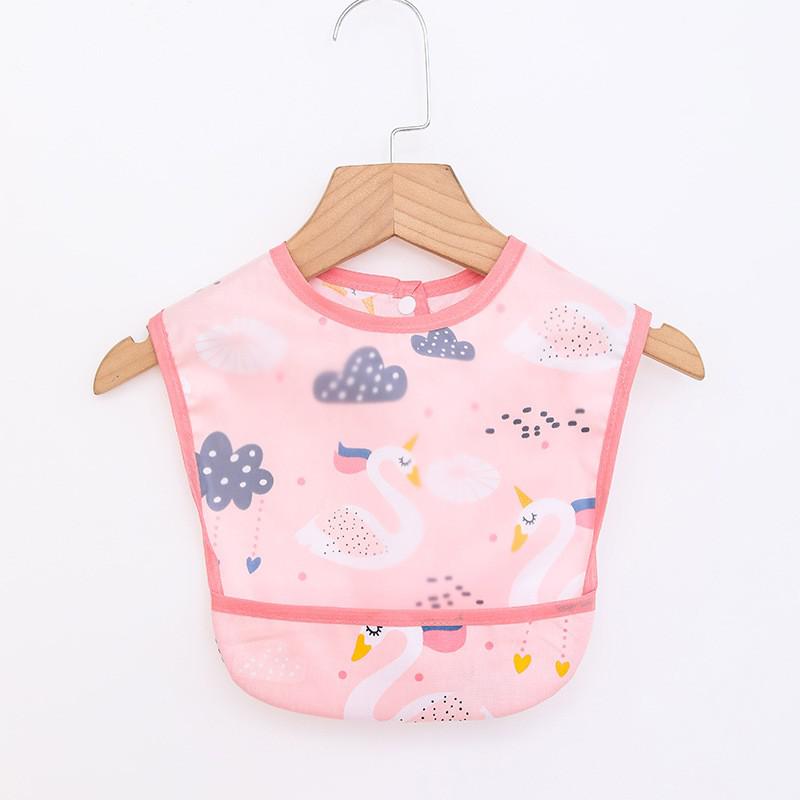Baby Apron with Pockets for Art and Mealtime - Waterproof-D-0-3 years old-State of Style