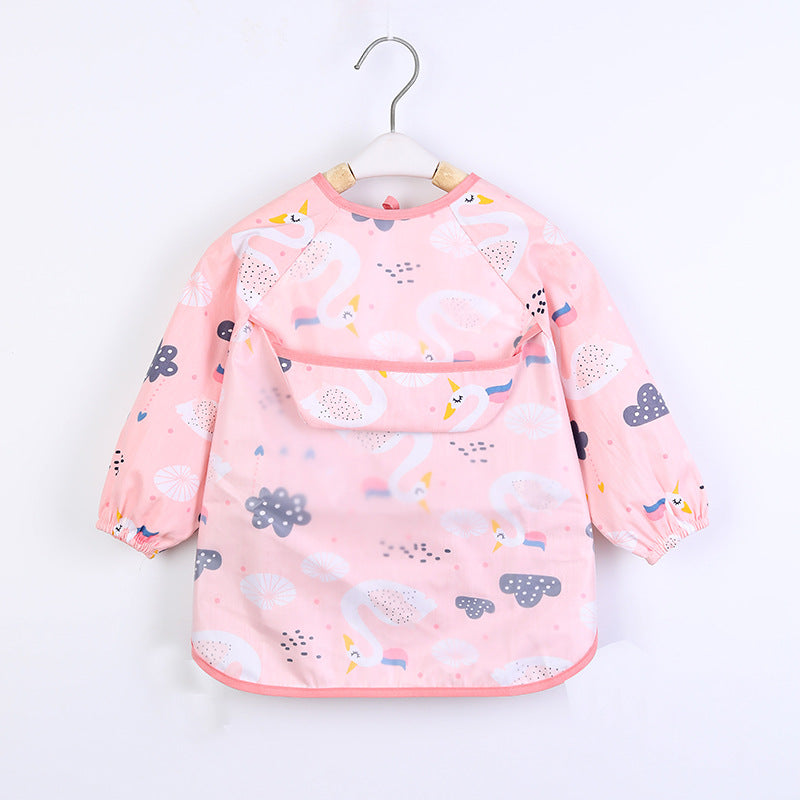 Baby Apron with Pockets for Art and Mealtime - Waterproof-G-0-3 years old-State of Style
