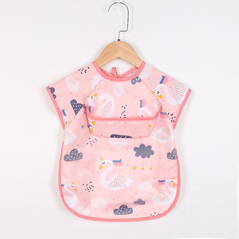 Baby Apron with Pockets for Art and Mealtime - Waterproof-J-0-3 years old-State of Style
