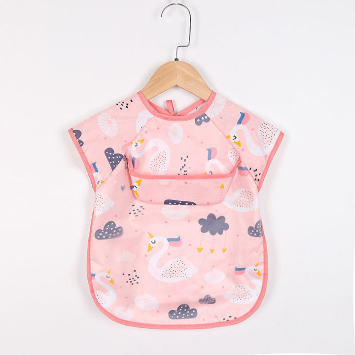 Baby Apron with Pockets for Art and Mealtime - Waterproof-J-0-3 years old-State of Style